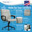 Click365 Transform 3.0 Ergonomic Mid Back Channel Stitching Desk Chair, with Padded armrests-94084506-94084507