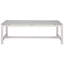 Table basse de patio en aluminium et teck Berg