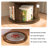 6 Tier Rotating Bookshelf, 360° Rotating Bookcase For Small Space, Corner Bookcase For Bedroom, Living Room, Study Room-1674913436-1674913432