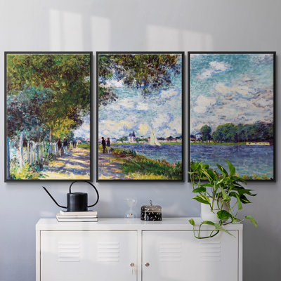 " The Seine At Argenteuil, 1875 " 3 - Pieces