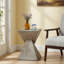 Table d'appoint moderne en forme de sablier Art Deco Modern-1172557948