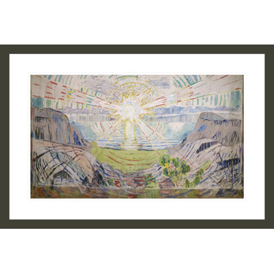 «The Sun» par Edvard Munch - impression giclée encadrée