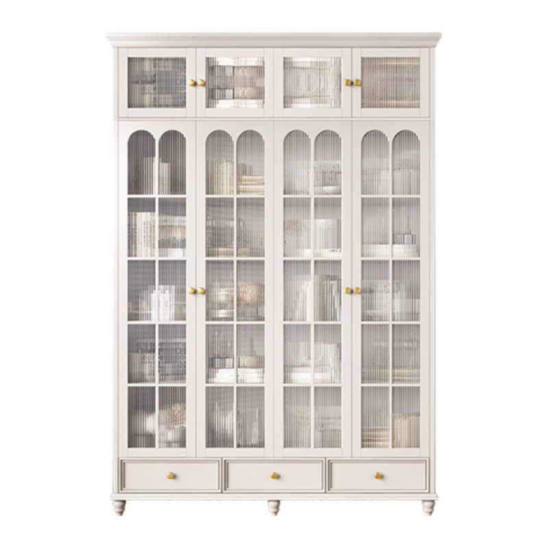 Bibliothèque de style moderne et minimaliste, Blanc