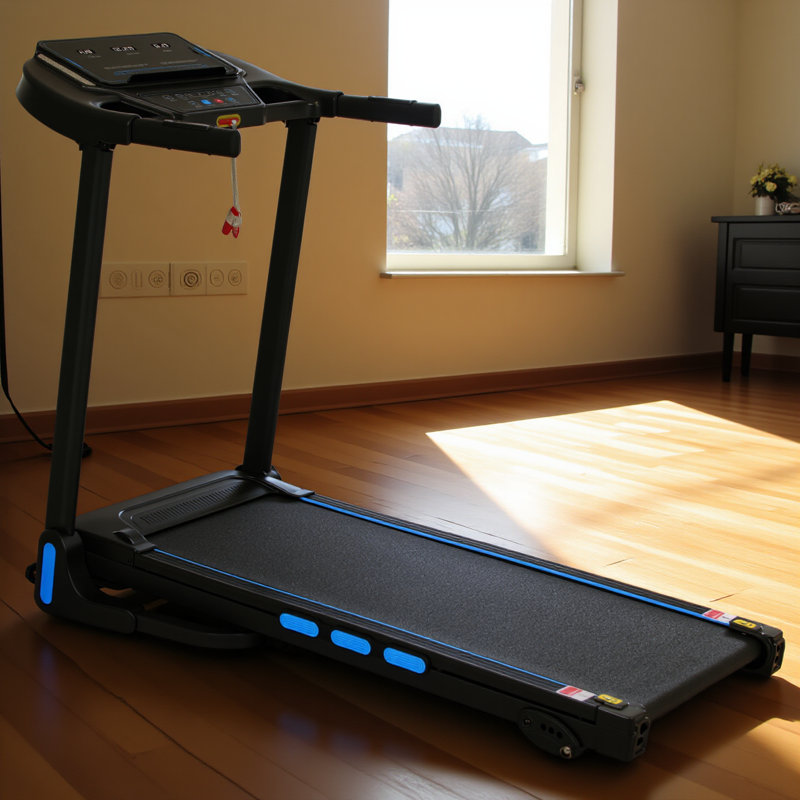 Nouveau tapis roulant pour la maison, tapis roulant pliable automatique à système hydraulique de 3,5 ch avec inclinaison, tapis roulants électriques d'une capacité de poids de 10 mph et 350 lb avec des capteurs de fréquence cardiaque, charge de type C et USB, haut-parleur Bluetooth