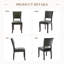 Amiliana Wooden Rectangular Dining Table With Upholstered Kitchen Chairs, Wood Legs Dining Room Set-1364933085-1364933084-1364933095