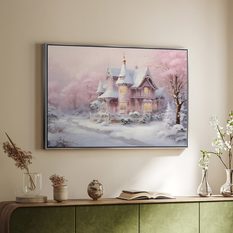 «Vintage Landscape -CXCV» sur toile, H 17 po x l 25 po
