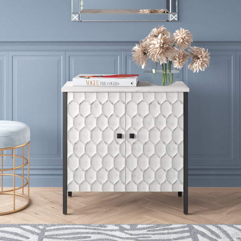 Prather Accent Cabinet, Matte Gray