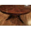 Mahogany Pedestal Table With Self-storing Leaf Seats 6-12