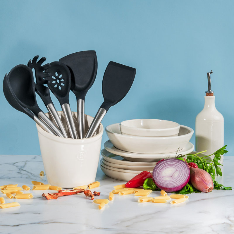 Cuisipro Ladle, Heat and Stain Resistant, Dishwasher Safe, 31cm, Black