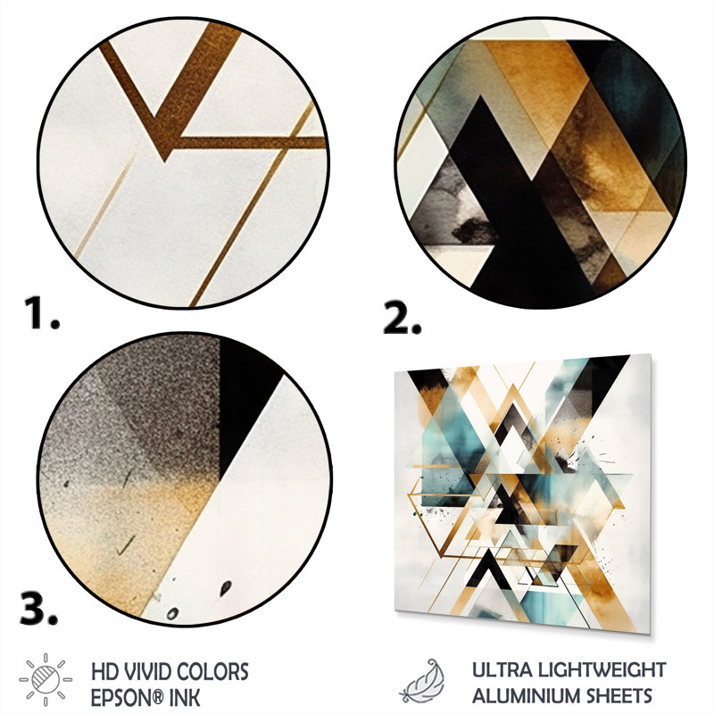 Décoration murale en métal, H 16 po x l 16 po x P 1 po