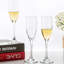 Flûtes à champagne classiques, ensemble de 12 verres à champagne de 6 oz de qualité supérieure, verre à vin mousseux, limpide