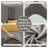 4 Piece Twin Size Sheet Set, 100% Rayon Derived from Bamboo Sheet Set, Cooling & Breathable, Luxury Silky Soft, Deep Pocket up to 16", Gray-122871994-122871996
