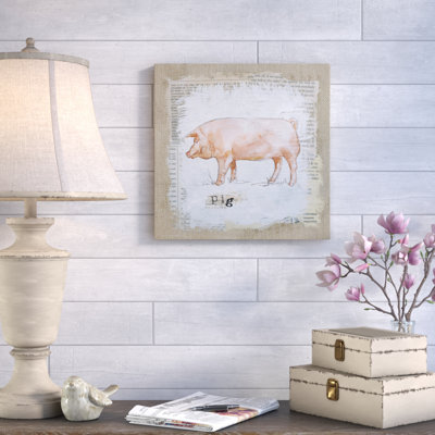 " Burlap Pig "