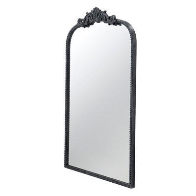40" X 31" Classic Design  Arch Mirror And Baroque Inspired Frame For Living Room Bathrrom Enterway Console