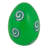 Pack of 6 Vibrantly Colored Springtime Easter Eggs 3.25"