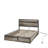 Tryston 3-pieces Rustic & Farmhouse Full Bedroom Set, Gray-118138199-118138204