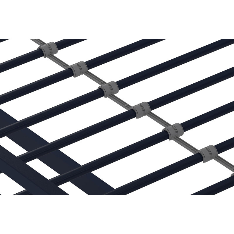 Aatif Kids Twin Loft Bed, Navy Blue