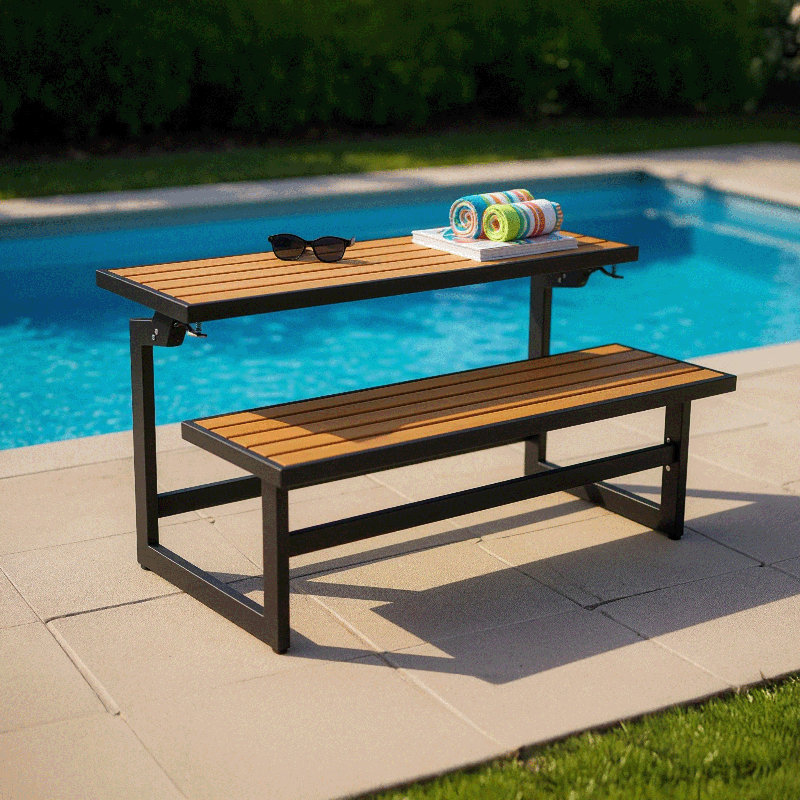 Ashton Steel Outdoor Bench