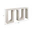 Canning Cement Textured Console Table