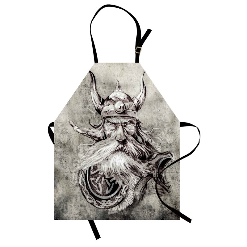 No Pattern Bib Apron