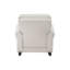 Chaise berçante en tissu beige