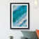 Aerial Beach View of the Maldives in Abstract - Picture Frame Graphic Art Print