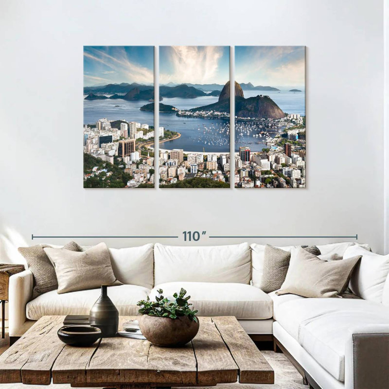 Horizon de Sebbie Rio De Janeiro, H 48 po x l 74 po