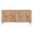Wood Storage Cabinet with Carved Door and Metal Handle, Versatile and Stylish for Home Decor-107956076