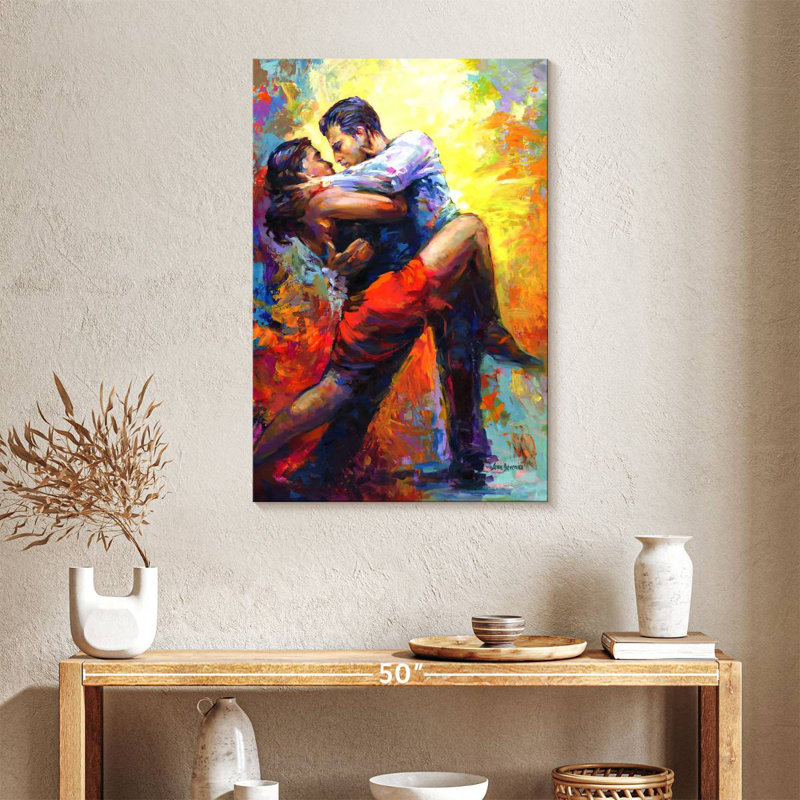 Tango Fire, 36" H x 24" W