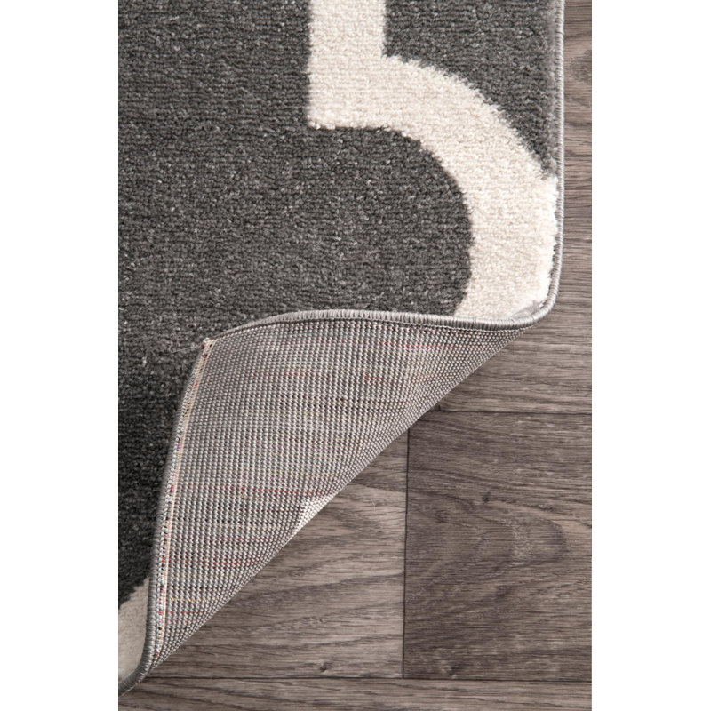 Sherrer Geometric Area Rug, Runner 81 x 244cm