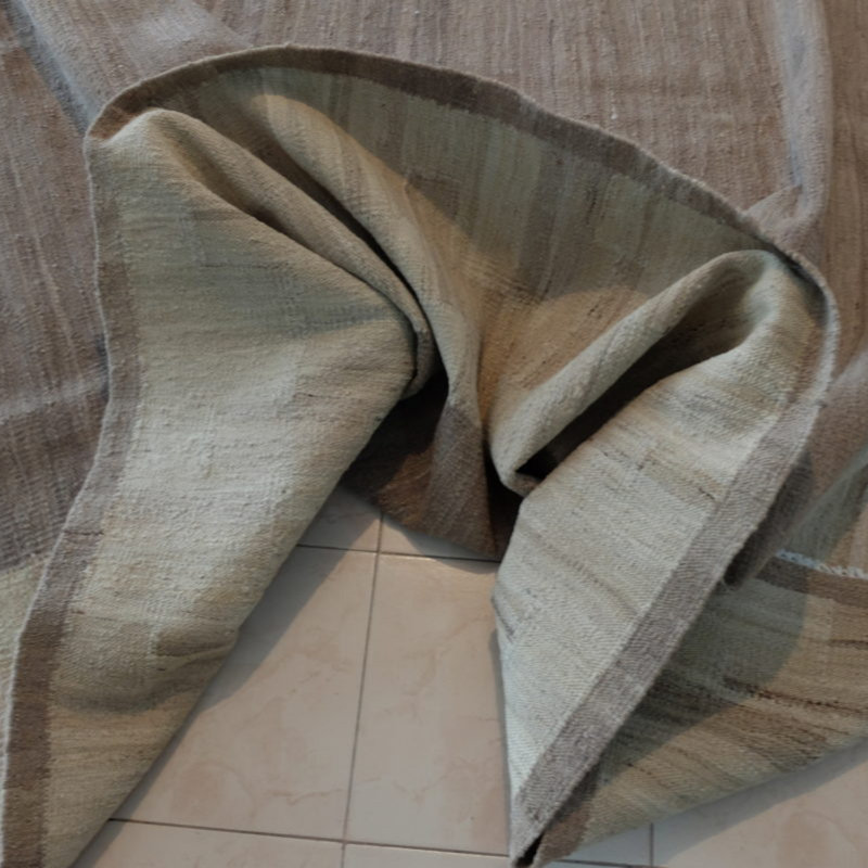 Helzer Hand Woven Grey Indoor Rug