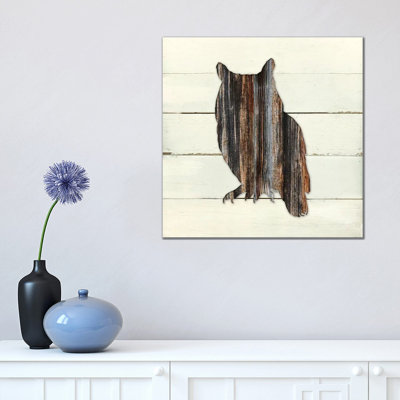Woodland Owl 1 Piece Wrapped Canvas Painting