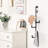 Wall Coat Hat Tree Rack with 6 Adjustable Hooks