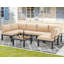 Ensemble de conversation modulaire avec coussins 7 pièces-1734170046