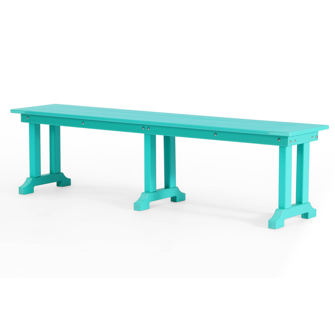 Outdoor All-Weather HDPE Dining Bench Lark Manor™ 