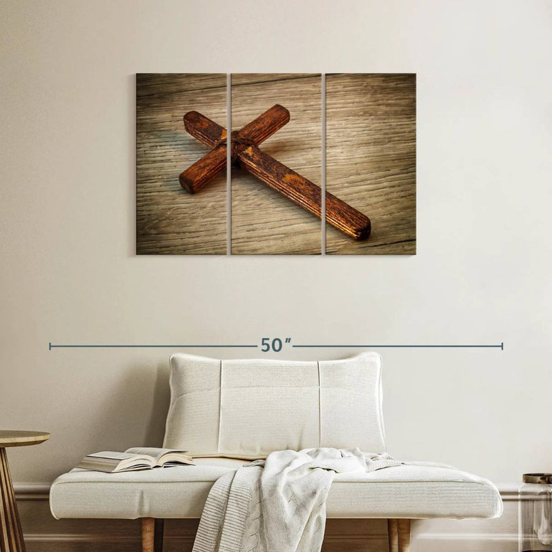 Adella Old Rugged Cross, 24" H x 38" W
