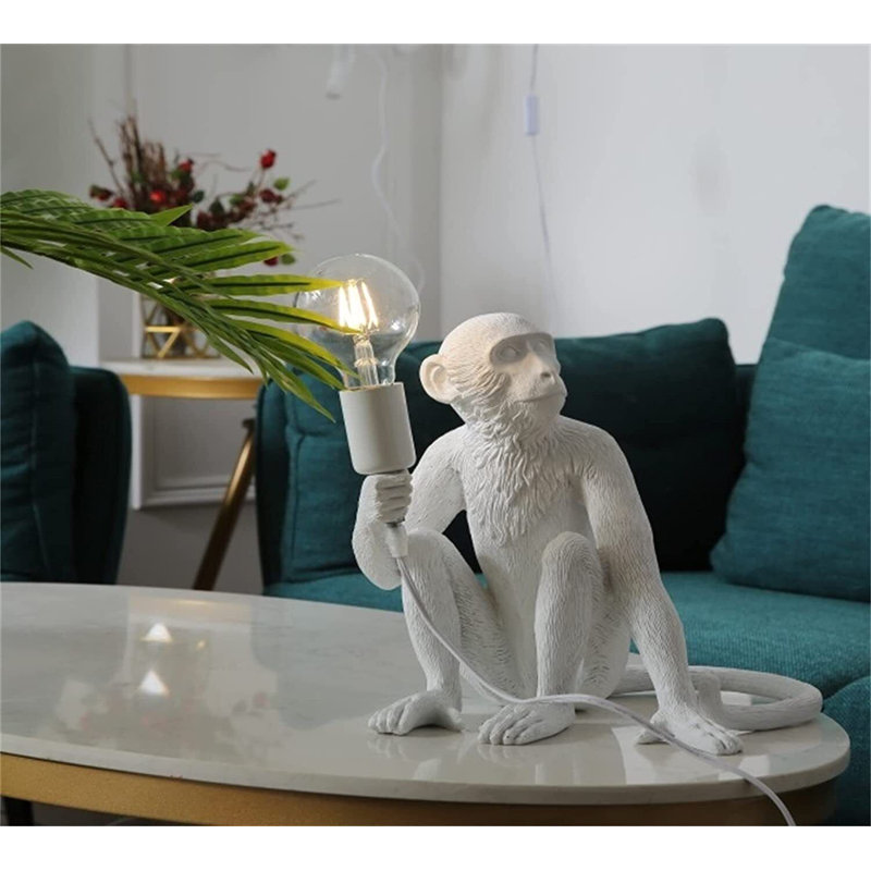 Brylee Resin Novelty Lamp, White