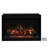 Biskoupky 36'' W Black Electric Fireplace Insert