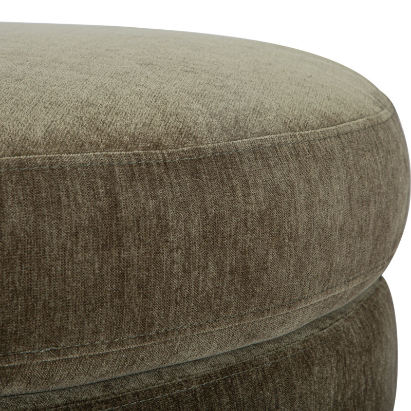 Repose-pieds Landen, Chenille performance vert olive