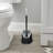 Bath Bliss Contoured Toilet Brush In Black