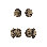 Nostalgic Warehouse Rope Rosette Entry Set with Victorian Knob