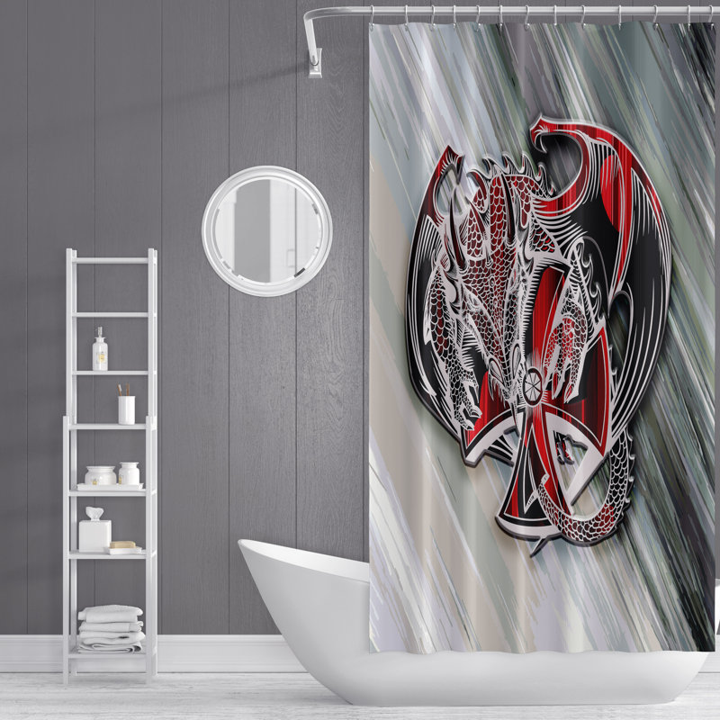 Rideau de douche simple, H 72 po x l 70 po