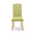 5 Piece Kitchen Table Set for 4 Includes an Oval Dining Room Table with Butterfly Leaf and 4 Limelight Linen Fabric Parsons Chairs, Oak-1501350678-1569182254-1501350676