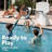 Coast Modern Poolside Basketball Hoop with Wheels - Premium Outdoor Pool Basketball Hoop with 2 Swimming Pool Basketballs and Ball Pump - White-129675271