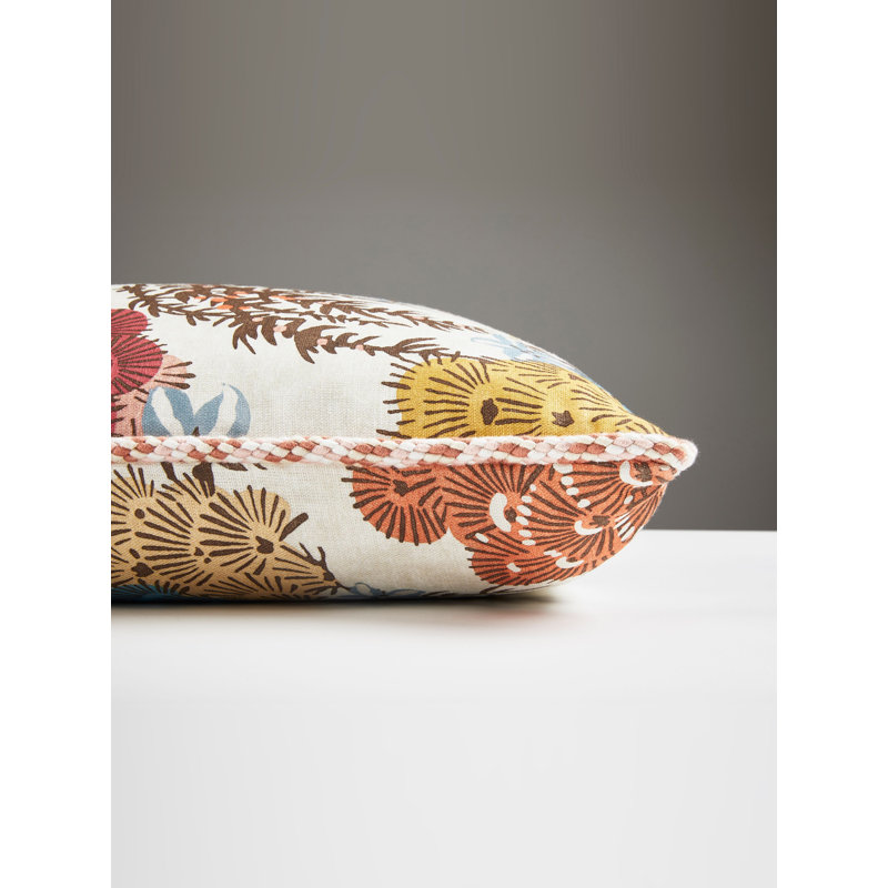 Pacifica Linen Square Pillow Cover & Insert, Sunrise