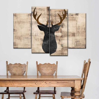 " Deer Decoration " by Tom Timber 4 - Pieces