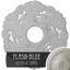 Médaillon de plafond Endurathane Richmond, DE 18 po x P 1 3/8 po (convient aux auvents jusqu'à 2 5/8 po), fini étain peint à la main-28580833
