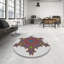 Tapis décoratif bleu géométrique-745850964