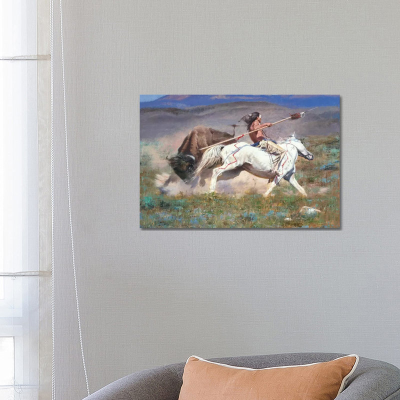 The Duel by David Edward Kucera - Print on Canvas, 101.6 cm H x 66.04 cm W x 3.175 cm D, Wrapped Canvas