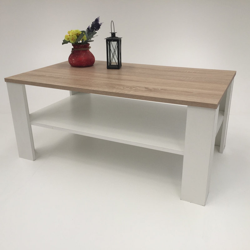 Euramo Four Leg Coffee Table, Sonoma Oak